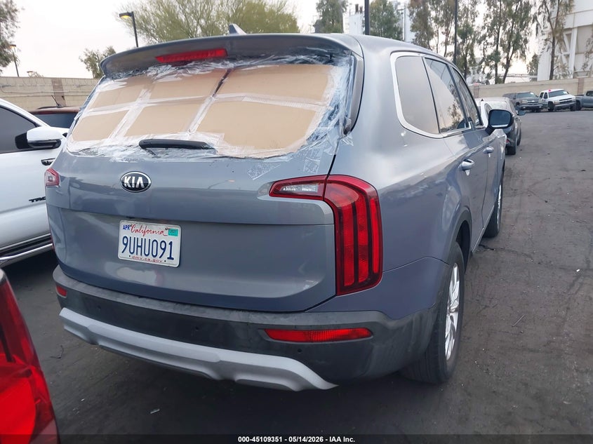 VIN: 5XYP24HC8LG006612 2020 KIA TELLURIDE LX