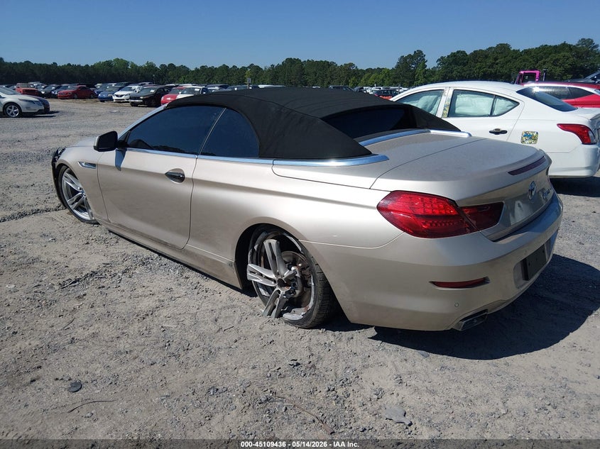 Vin: wbalz3c58cdl71817, lot: 45607020, bmw 650i 20123