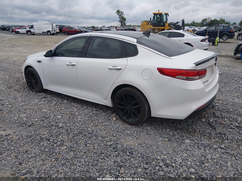 Vin: 5xxgt4l30jg241107, lot: 45607045, kia optima s 20183