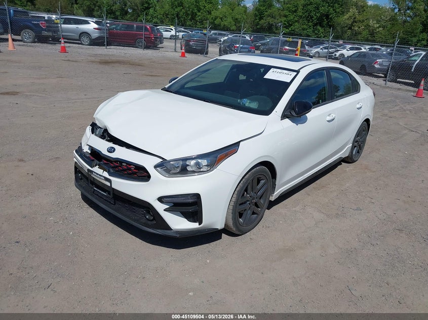 VIN 3KPF34AD4ME360637 2021 KIA FORTE GT-LINE