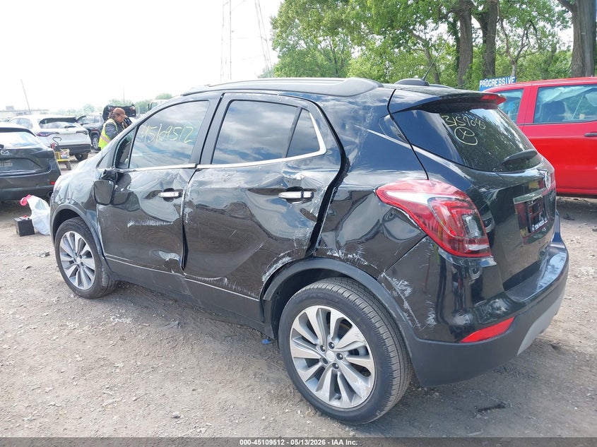 Vin: kl4cjesb2lb315908, lot: 45607096, buick encore awd preferred 20203