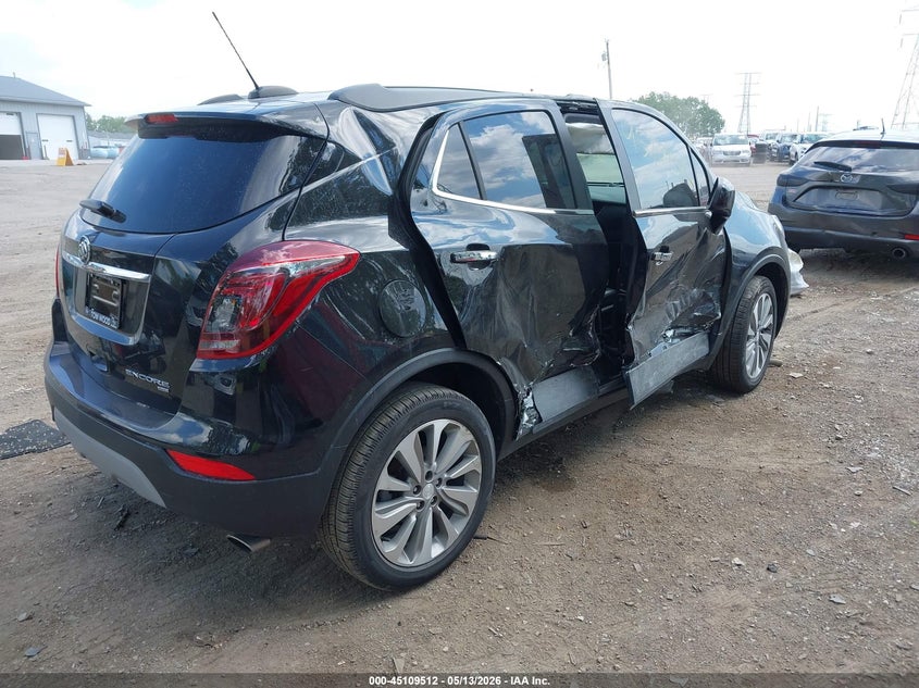 Vin: kl4cjesb2lb315908, lot: 45607096, buick encore awd preferred 20204