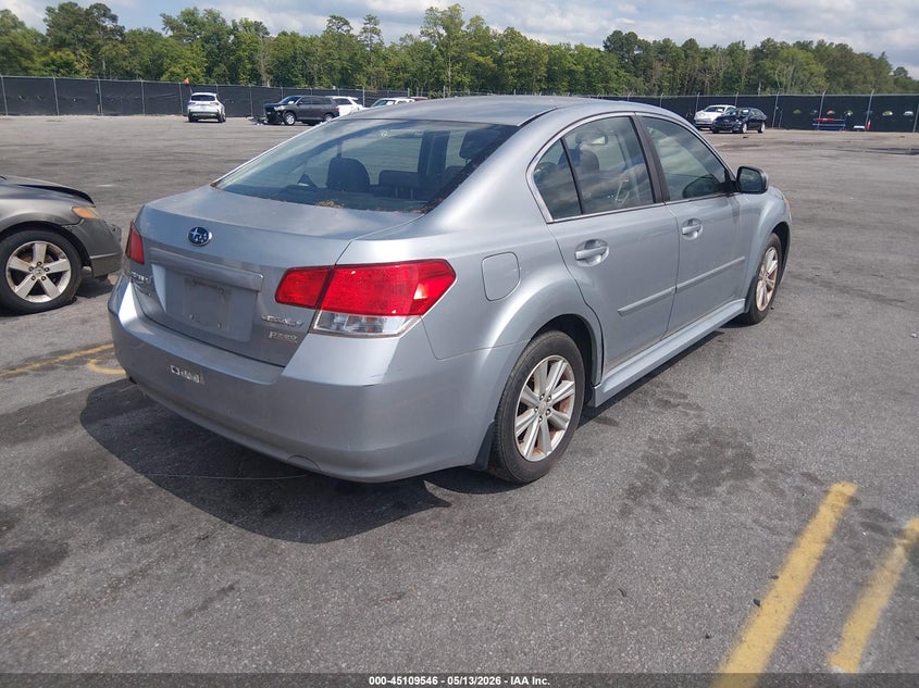 2012 Subaru LEGACY 2.5 2.5I Premium silver Lot 111045109546 Vin 4S3BMBC63C3032971