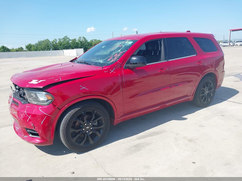 Vin: 1c4rdhdg6lc410807, lot: 45607180, dodge durango gt rwd 20202