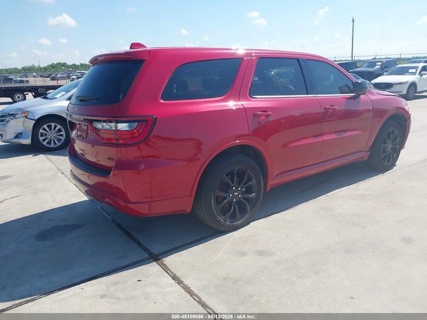 Vin: 1c4rdhdg6lc410807, lot: 45607180, dodge durango gt rwd 20204