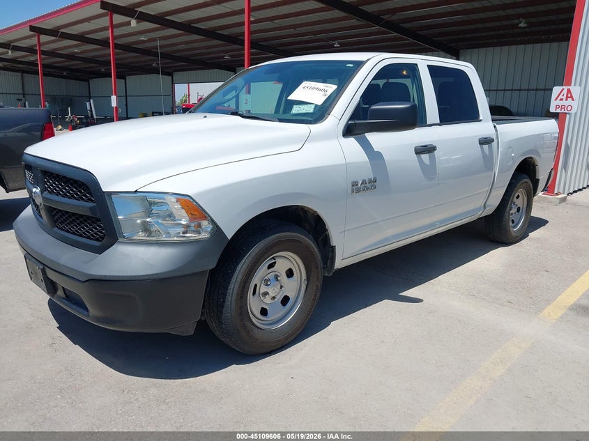 Vin: 1c6rr6kg3js303619, lot: 45607190, ram 1500 tradesman  4x2 5'7 box 20182