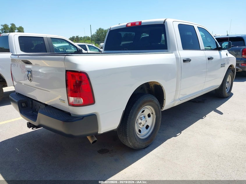 Vin: 1c6rr6kg3js303619, lot: 45607190, ram 1500 tradesman  4x2 5'7 box 20184