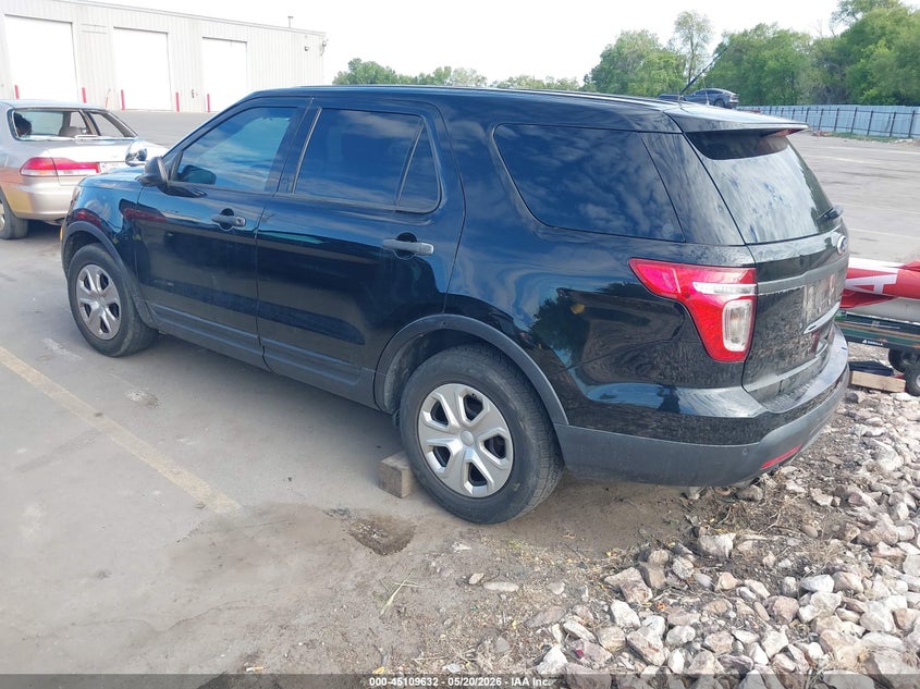 Vin: 1fm5k8ar4dgb63853, lot: 45607216, ford utility police interceptor 20133