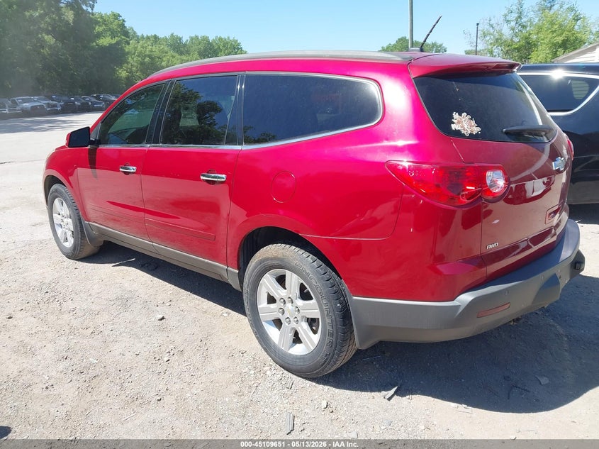 Vin: 1gnkvjed6cj247007, lot: 45607235, chevrolet traverse 2lt 20123
