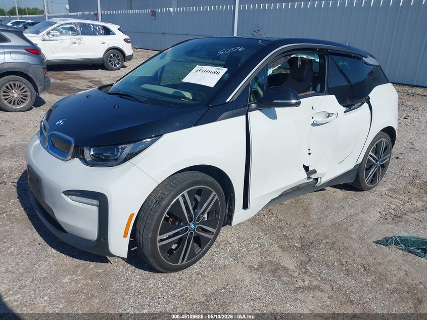 Vin: wby8p4c54k7d52149, lot: 45607272, bmw i3 120ah w/range extender 20192
