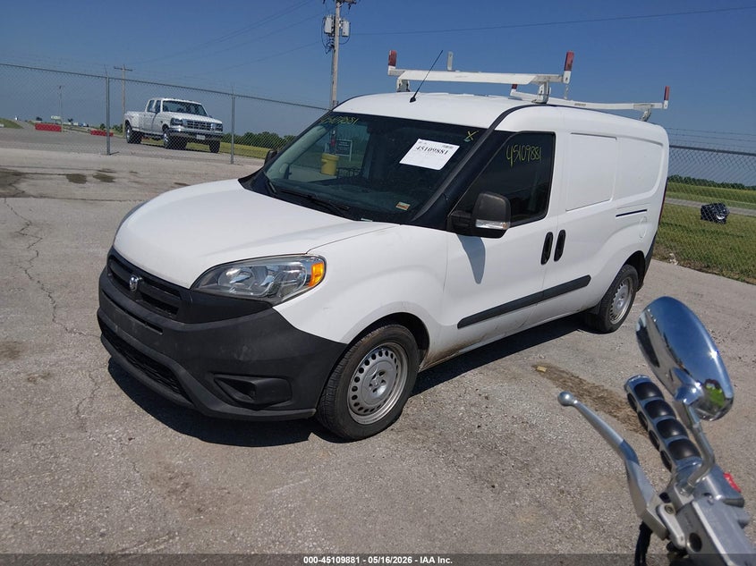 Vin: zfberfat9g6b09108, lot: 45607464, ram promaster city tradesman 20162