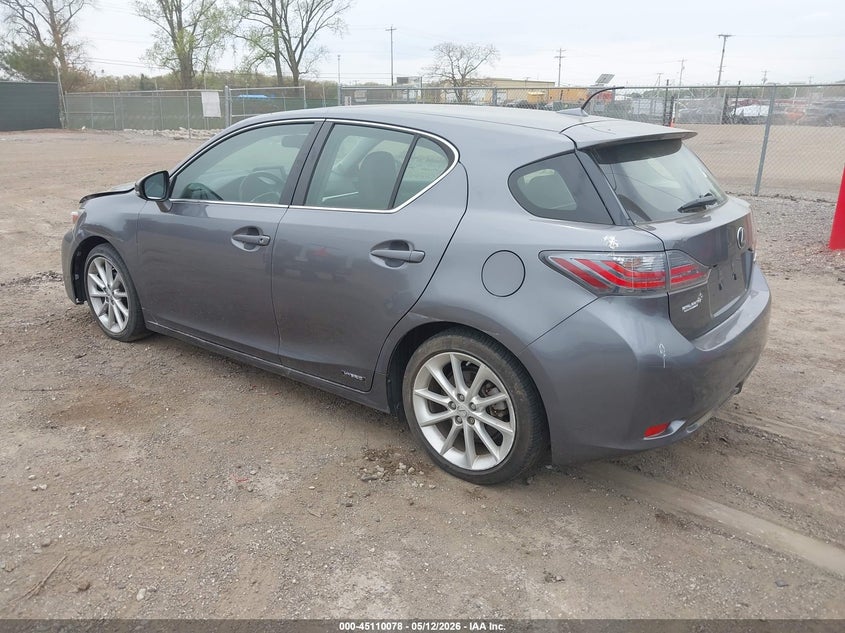 Vin: jthkd5bh2c2122136, lot: 45607662, lexus ct 200h premium 20123