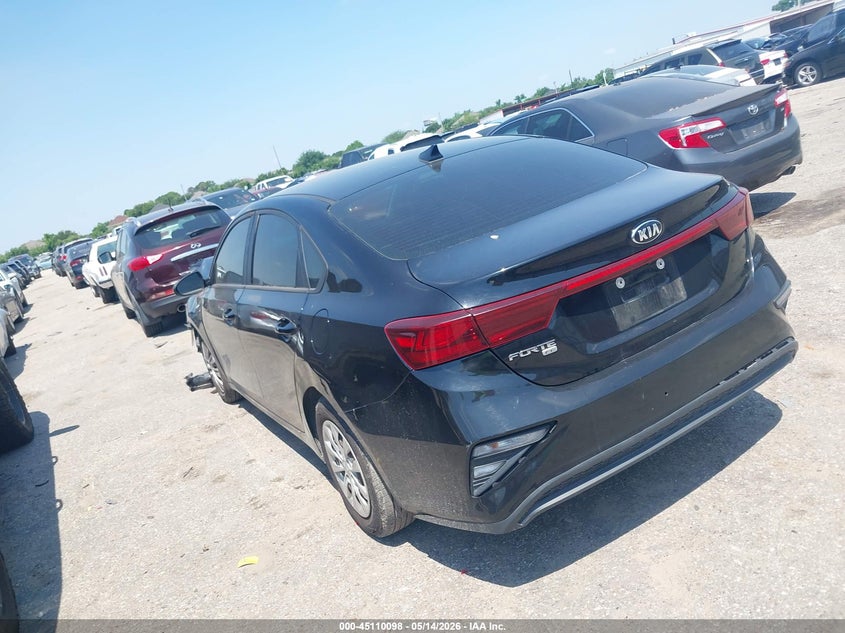 Vin: 3kpf24ad3le220693, lot: 45607682, kia forte fe 20203