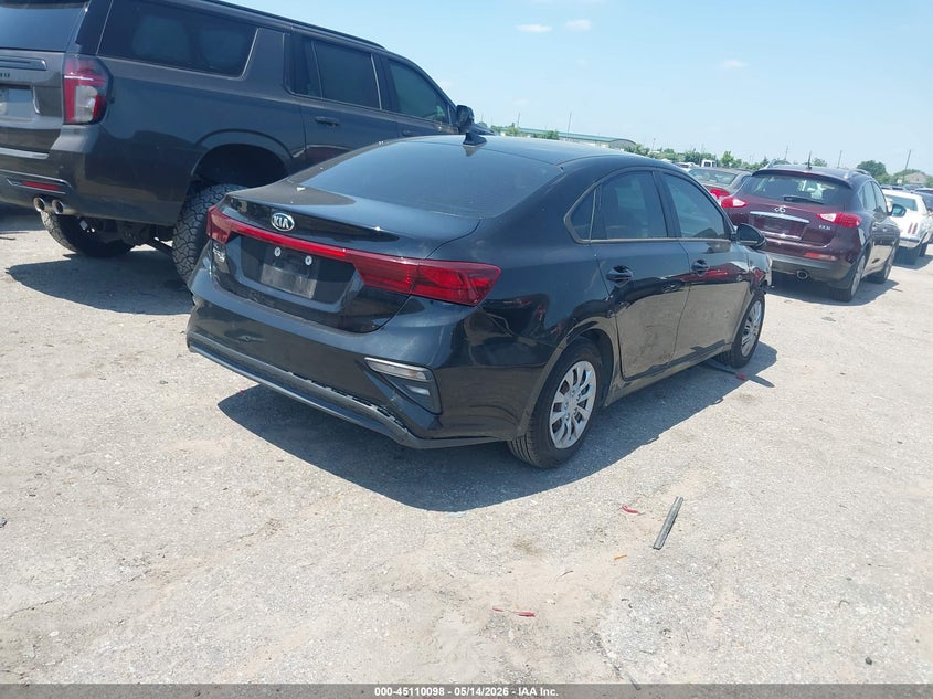 Vin: 3kpf24ad3le220693, lot: 45607682, kia forte fe 20204