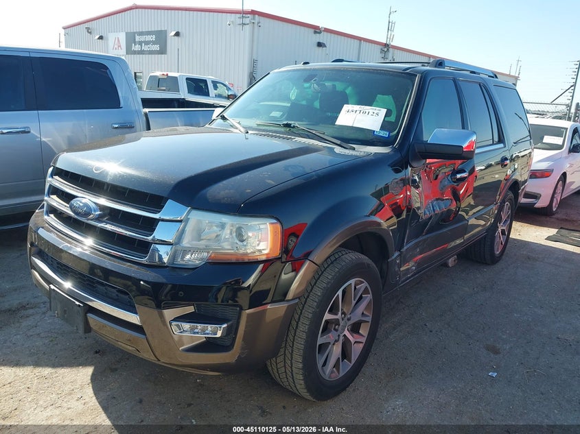 Vin: 1fmju1ht7gef26048, lot: 45607709, ford expedition king ranch 20162
