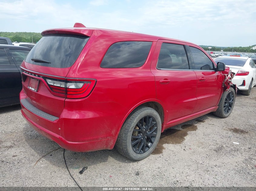 Vin: 1c4rdhag9gc483261, lot: 45607731, dodge durango sxt 20164