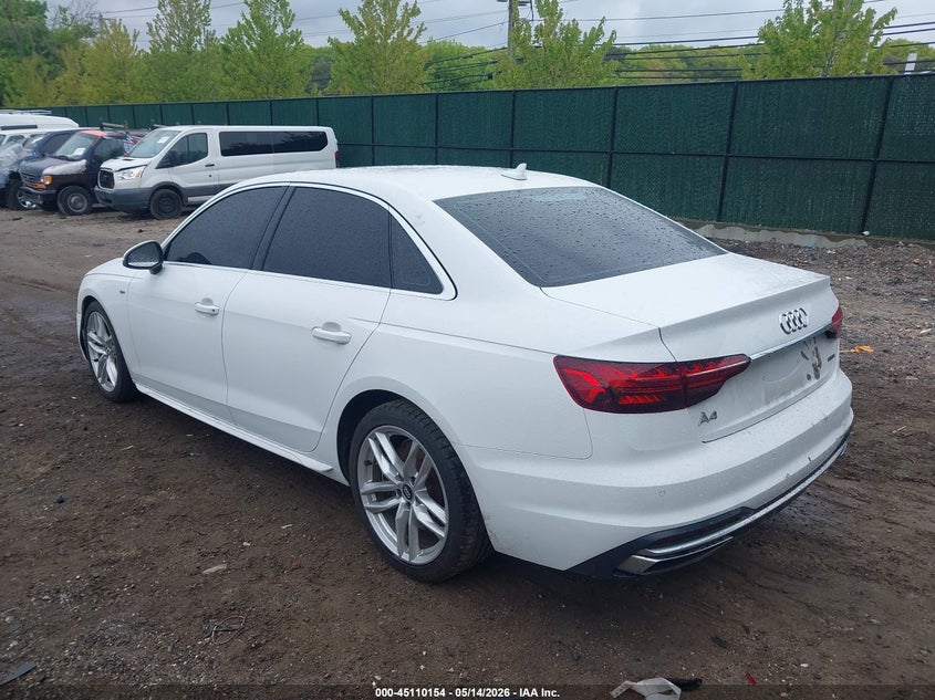 Vin: wauenaf48la042189, lot: 45607738, audi a4 premium plus 45 tfsi quattro s tronic 20203