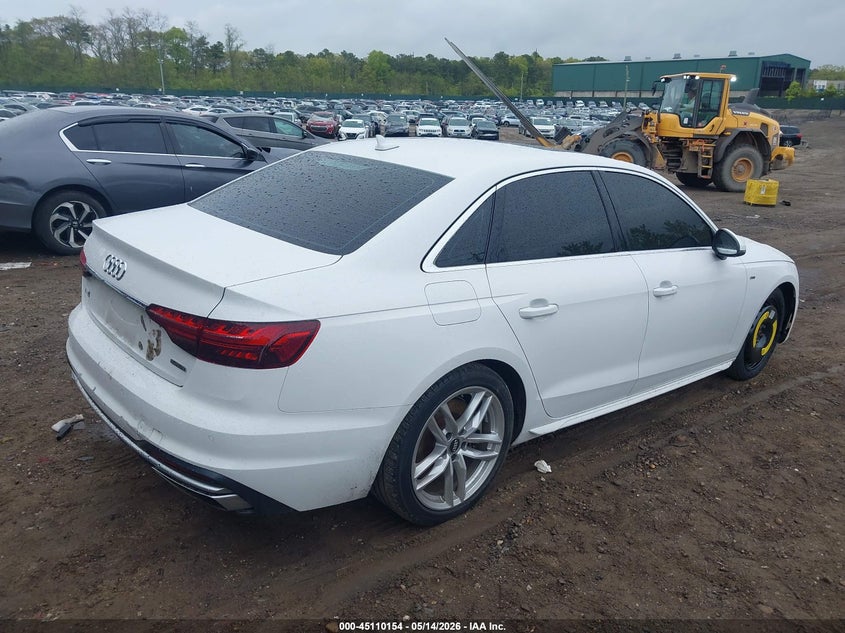 Vin: wauenaf48la042189, lot: 45607738, audi a4 premium plus 45 tfsi quattro s tronic 20204