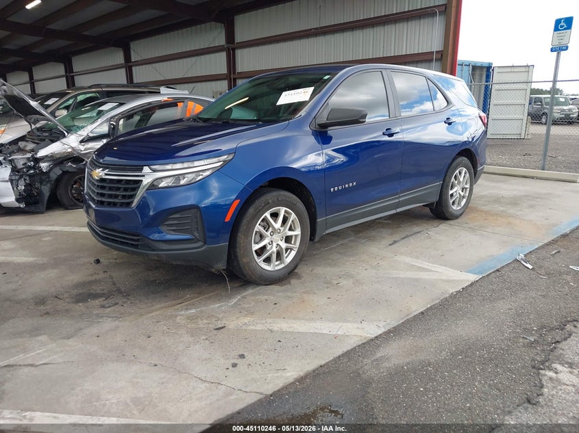 2022 Chevrolet Equinox Fwd Ls 3GNAXHEVXNS239579 photo 1