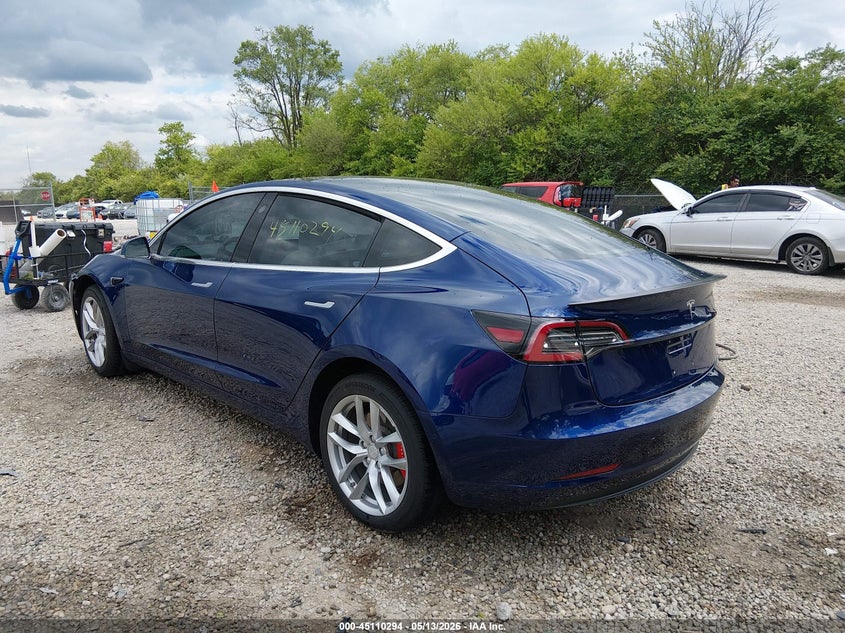 Vin: 5yj3e1eb5jf080817, lot: 45607877, tesla model 3 long range/performance 20183