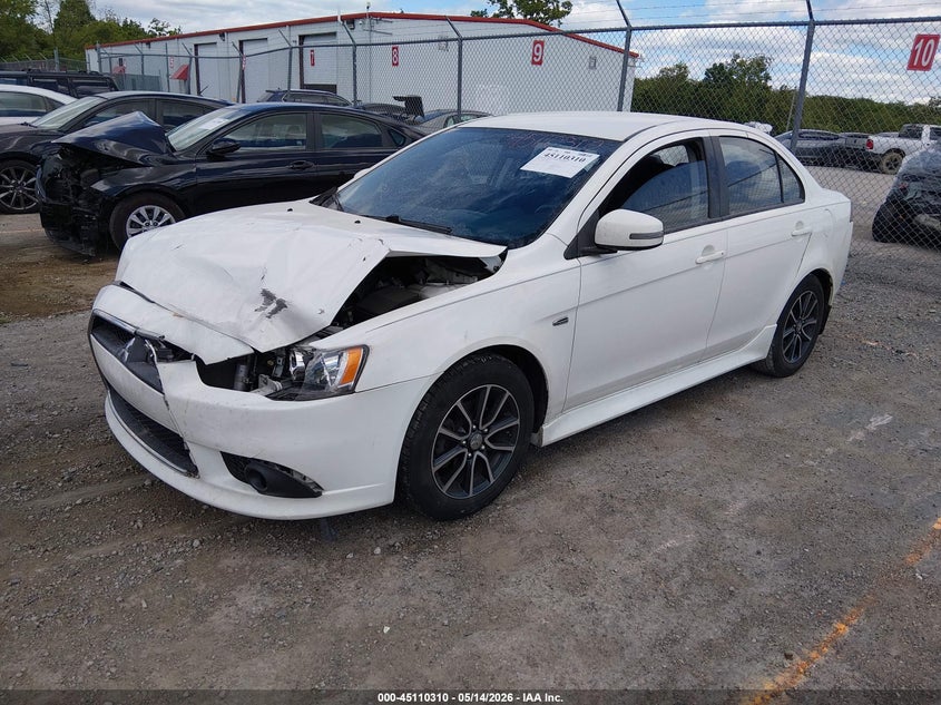 Vin: ja32v2fw5fu019242, lot: 45607894, mitsubishi lancer se 20152