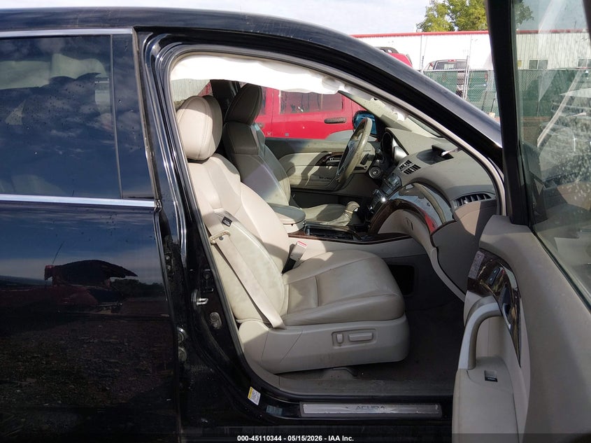 2012 Acura Mdx 3.7 Black Lot 111045110344 Vin 2HNYD2H27CH529836