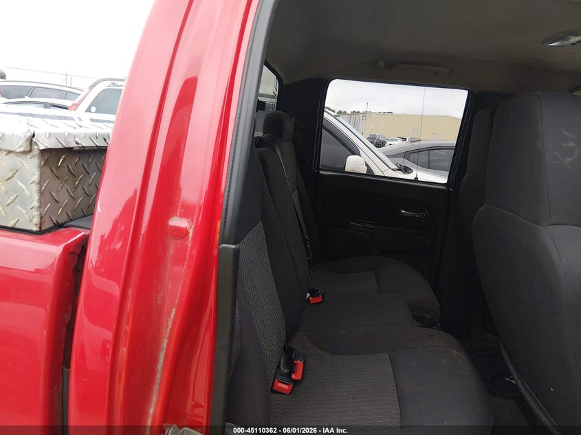 2012 Gmc Canyon 3.7 Sle2 red Lot 111045110362 Vin 1GTH5PFE6C8166013