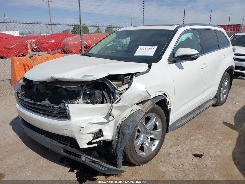 2016 TOYOTA HIGHLANDER auction photo 2
