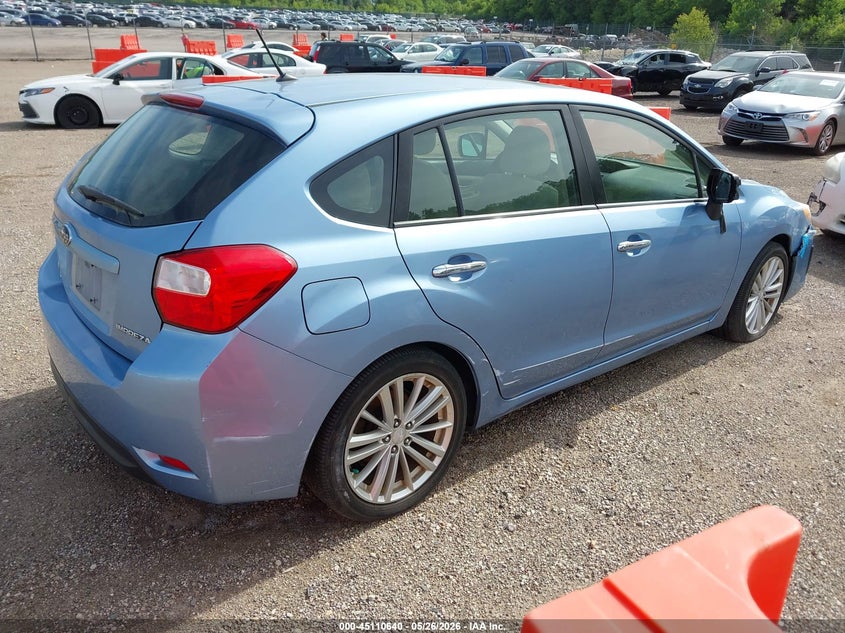 Vin: jf1gpah69ch203862, lot: 45608224, subaru impreza 2.0i limited 20124
