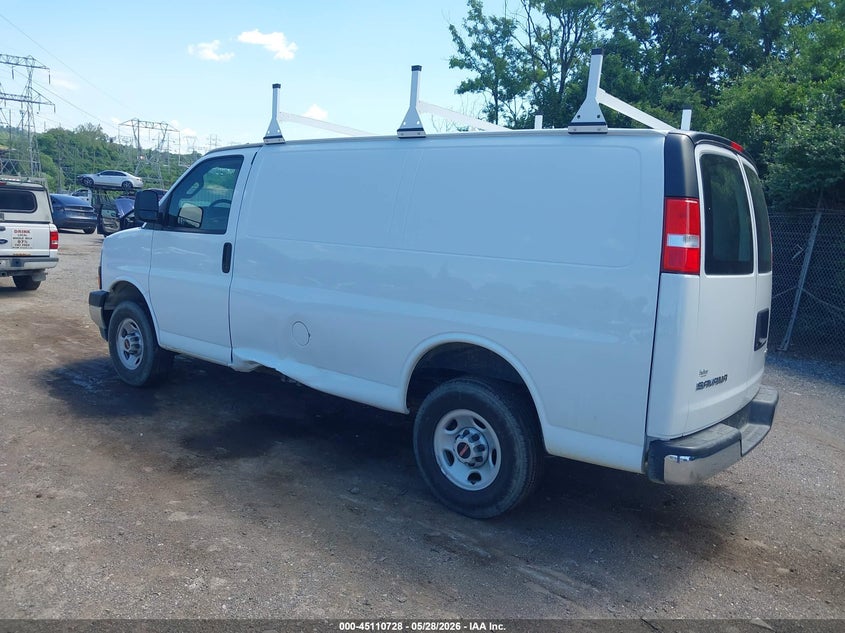 Vin: 1gtw7afp0p1139193, lot: 45608312, gmc savana cargo rwd 2500 regular wheelbase work van 20233