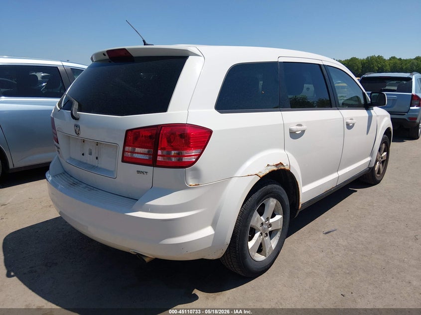 2009 Dodge Journey 3.5 Sxt white Lot 111045110733 Vin 3D4GG57V49T204828