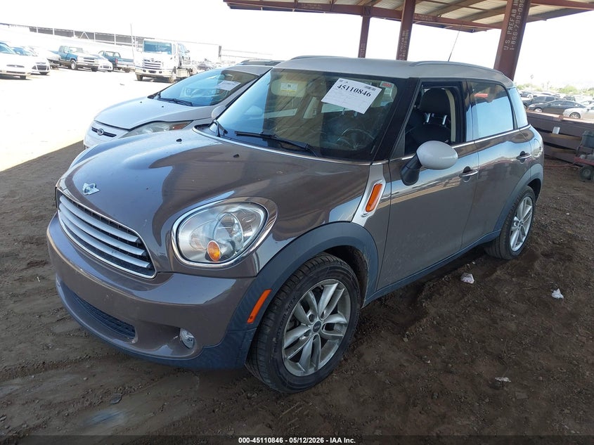 Vin: wmwzb3c52dwm08350, lot: 45608430, mini countryman cooper 20132
