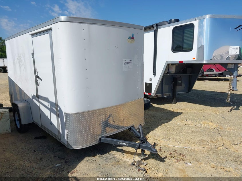 2020 COVERED WAGON ENCLOSED TRAILER auction photo 1