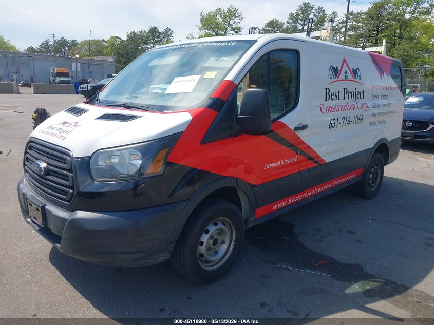 Vin: 1ftnr1ym7fka92892, lot: 45608564, ford transit-250 20152