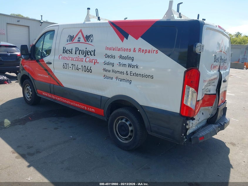 Vin: 1ftnr1ym7fka92892, lot: 45608564, ford transit-250 20153