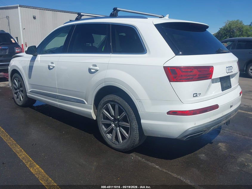 Vin: wa1labf75jd020095, lot: 45608599, audi q7 3.0t premium 20183