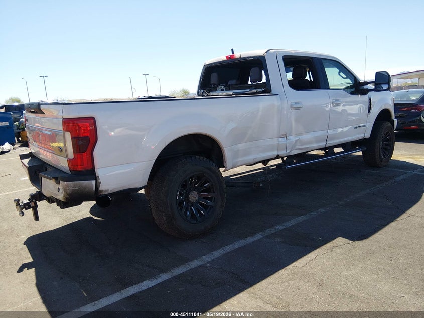 2017 Ford F350 Platinum White Lot 111045111041 Vin 1FT8W3BT5HEE13847