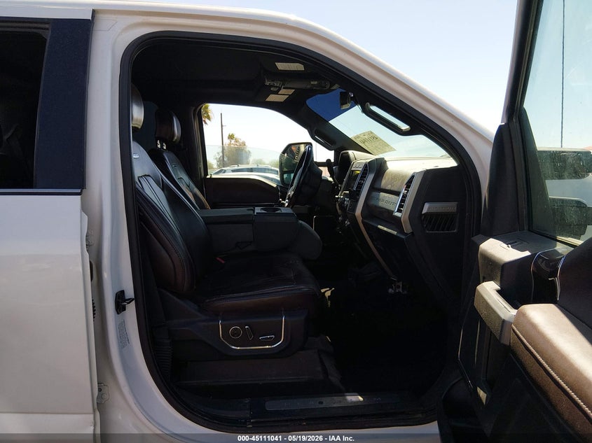 2017 Ford F350 Platinum White Lot 111045111041 Vin 1FT8W3BT5HEE13847