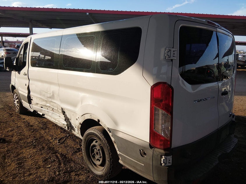 Vin: 1fbzx2zmxfkb22208, lot: 45608799, ford transit-350 xlt 20153