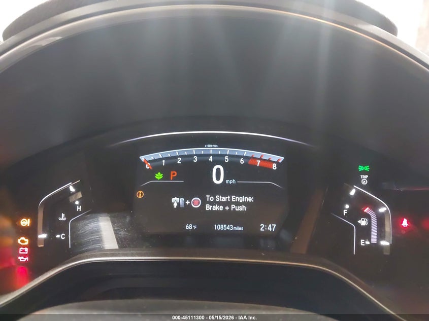 VIN 5J6RW2H54KL033449 2019 HONDA CR-V EX