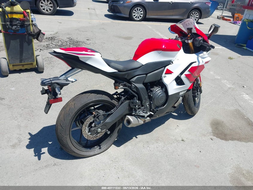 2026 Yamaha Yzfr7 VIN: JYARM60Y3TA000301 Lot: 45111333