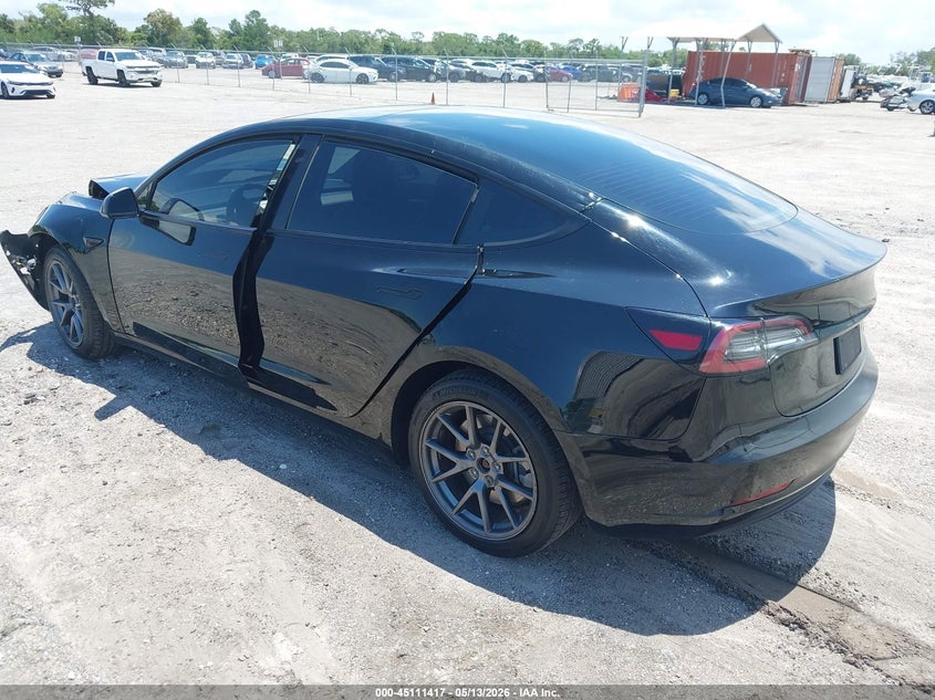Vin: 5yj3e1ebxnf109556, lot: 45609002, tesla model 3 long range dual motor all-wheel drive 20223