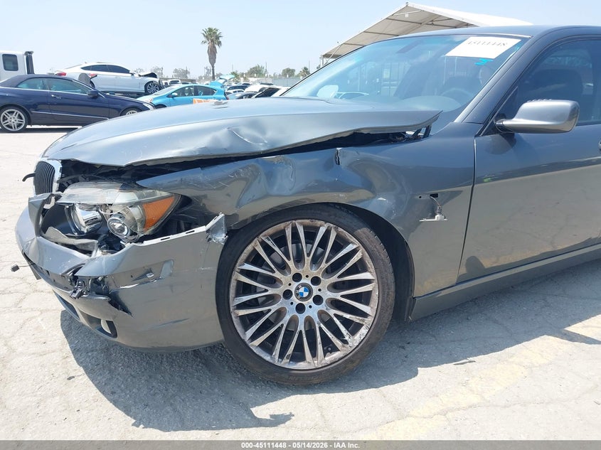 2008 BMW 750I VIN: WBAHL83518DT14354 Lot: 45111448