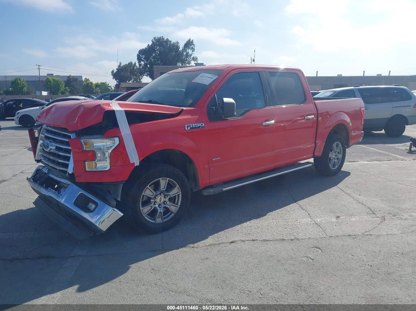 Vin: 1ftew1cp9fkd68998, lot: 45609044, ford f-150 xlt 20152