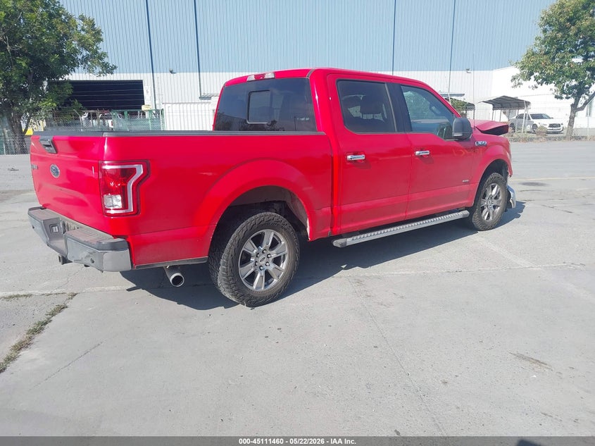 Vin: 1ftew1cp9fkd68998, lot: 45609044, ford f-150 xlt 20154