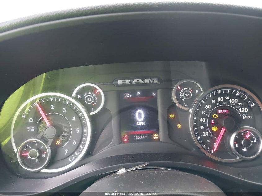 RAM 1500 2025 VIN 1C6RRFGGXSN698357