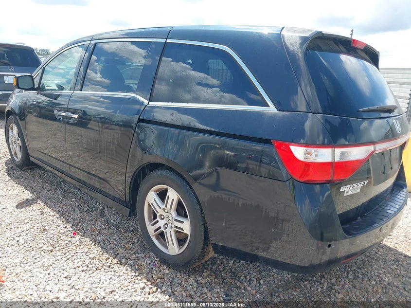 Vin: 5fnrl5h90bb099714, lot: 45609143, honda odyssey touring/touring elite 20113
