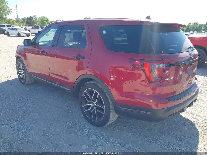 2018 FORD EXPLORER auction photo 3