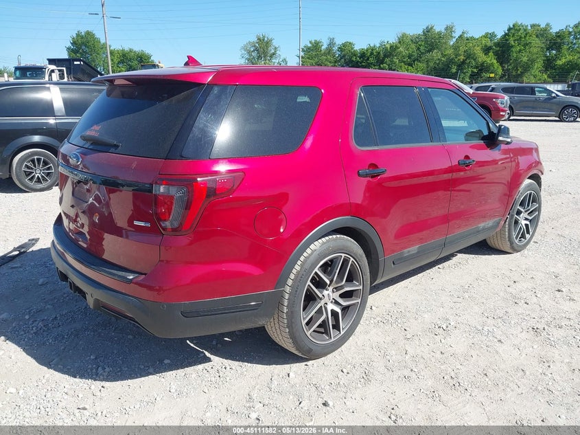 2018 FORD EXPLORER auction photo 4