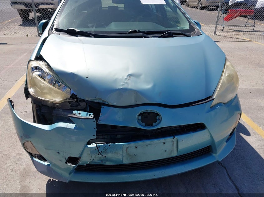 2012 Toyota Prius C Four VIN: JTDKDTB3XC1011415 Lot: 45111670